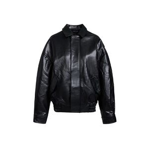 Lioness Vegan leather Kenny Bomber Jacket A2